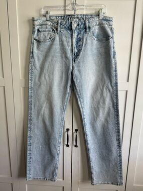 American Eagle Outfitters Relaxed Straight EasyFlex Jeans 32x32 Light Wash